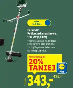 Lidl Podkaszarka spalinowa Parkside oferta