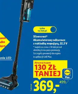 Lidl Silvercrest Akumulatorowy odkurzacz z nakładką mopującą oferta