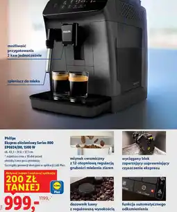 Lidl Ekspres ciśnieniowy Philips Series 800 EP0824/00 oferta