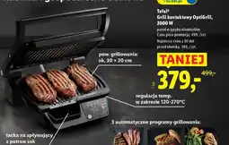 Lidl Grill kontaktowy OptiGrill Tefal oferta