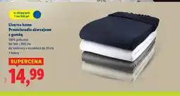 Lidl Prześcieradło dżersejowe z gumką Livarno home oferta