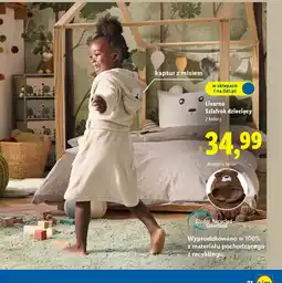 Lidl Szlafrok dziecięcy Livarno oferta