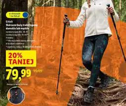 Lidl Skórzane buty trekkingowe damskie lub męskie Crivit oferta