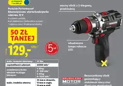 Lidl Akumulatorowa wiertarkowkrętarka udarowa Parkside Performance oferta