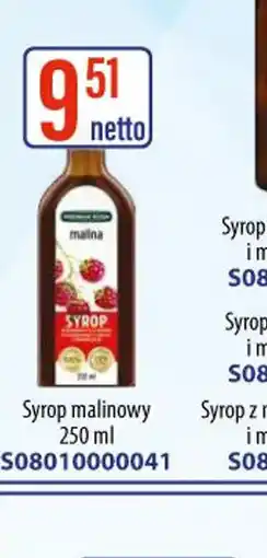 AT NATURALNY WYBÓR Syrop malinowy oferta