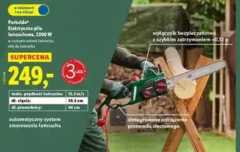 Lidl Elektryczna piła łańcuchowa Parkside oferta