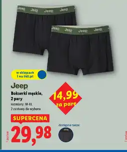 Lidl Bokserki męskie Jeep oferta