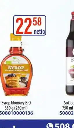 AT Syrop klonowy BIO oferta