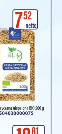 AT Bio Life Kasza Gryczana Niepalona BIO oferta