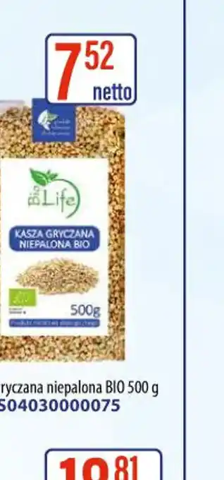 AT Bio Life Kasza Gryczana Niepalona BIO oferta