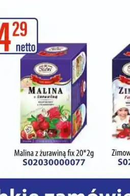 AT Słodkie Malina z żurawiną fix oferta
