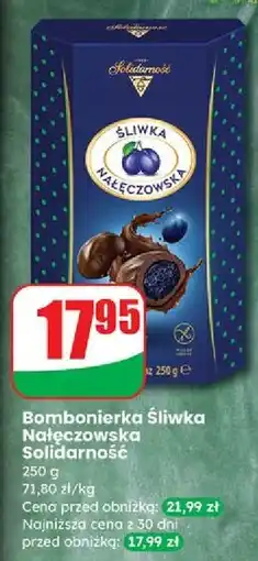 Dino Bombonierka pudełko Solidarność Śliwka Nałęczowska oferta