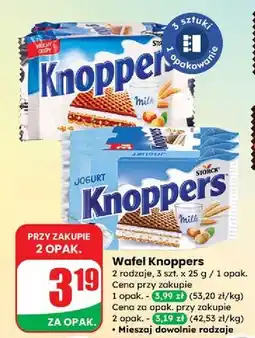 Dino Wafelek jogurtowy Knoppers oferta