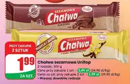Dino Mini chałwa sezamkowa kakaowa Unitop oferta