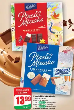 Dino Czekoladki śmietankowe E. Wedel Ptasie Mleczko oferta