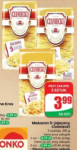 Dino Makaron 5-jajeczny nitka walcowana Czaniecki oferta