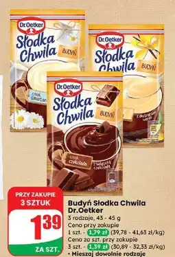 Dino Budyń śmietankowy Dr. Oetker Słodka Chwila oferta