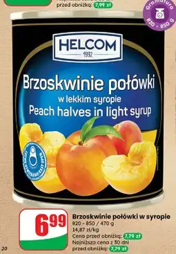 Dino Brzoskwinie połówki Helcom oferta
