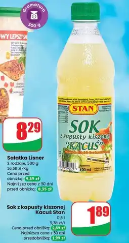 Dino Sok z kapusty kiszonej Stan oferta