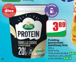 Dino Pudding vanilla cookie Arla Protein oferta