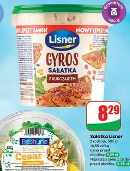Dino Sałatka z kurczakiem gyros Lisner Salateria oferta