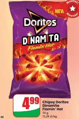Dino Nachosy dinamita flamin hot Doritos oferta