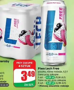 Dino Piwo Lech Free Dragon Fruit Grape oferta