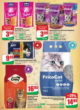 Dino Karma dla kota z tuńczykiem w galaretce Whiskas oferta