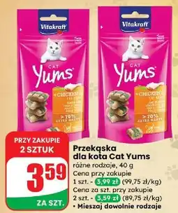 Dino Przysmak z kurczakiem Vitakraft Cat Yums oferta