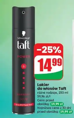 Dino Lakier do włosów Taft Power oferta