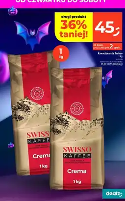 Dealz Kawa ziarnista Swisso Crema oferta