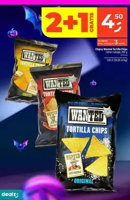 Dealz Chipsy Wanted Tortilla Chips różne rodzaje oferta