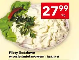 Lewiatan Filety śledziowe w sosie śmietanowym Lisner oferta