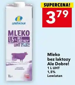 Lewiatan Mleko bez laktozy UHT 1.5% Ale Dobre! oferta
