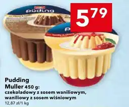 Lewiatan Pudding Muller czekoladowy z sosem waniliowym/waniliowy z sosem wiśniowym oferta