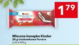 Lewiatan Baton Mleczna kanapka Kinder oferta
