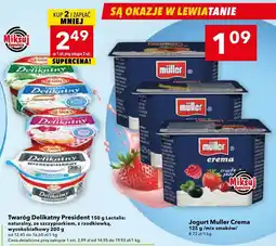 Lewiatan Jogurt Muller Crema mix smaków oferta