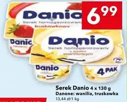 Lewiatan Serek Danio wanilia/truskawka Danone oferta