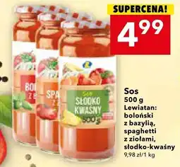 Lewiatan Sos boloński/spaghetti/z ziołami/słodko-kwaśny Lewiatan oferta