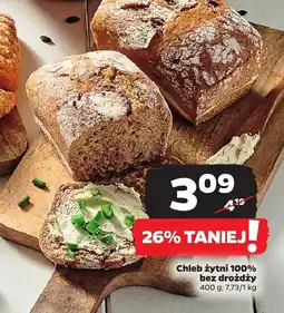 Netto Chleb żytni 100% bez drożdży Netto oferta
