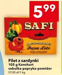 Lewiatan Filet z sardynki w sosie cebulowo-pomidorowym Safi oferta