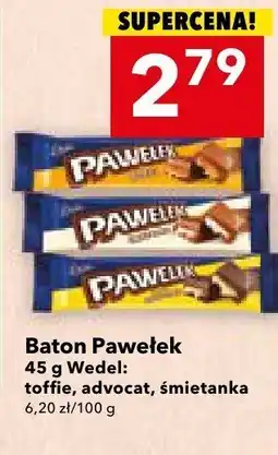 Lewiatan Baton Pawełek toffie, advocat, śmietanka Wedel oferta