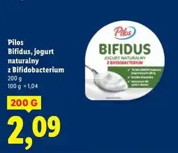 Lidl Jogurt Bifidus naturalny z Bifidobacterium Pilos oferta