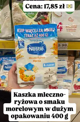 Dino Kaszka mleczno-ryżowa o smaku morelowym Nestle oferta