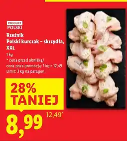Lidl Kurczak - skrzydła XXL Rzeźnik oferta