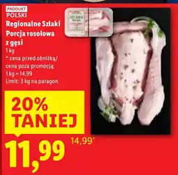 Lidl Porcja rosołowa z gęsi Regionalne Szlaki oferta