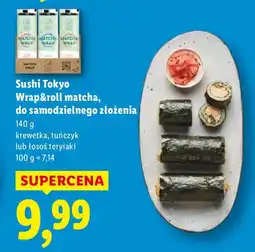 Lidl Sushi Wrap&Roll matcha do samodzielnego złożenia Sushi Tokyo oferta