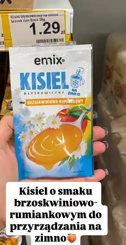 Dino Kisiel błyskawiczny brzoskwiniowo-rumiankowy na zimno Emix oferta