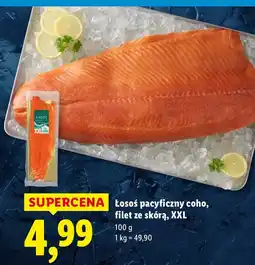 Lidl Łosoś pacyficzny coho filet ze skórą XXL Lidl oferta