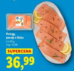 Lidl Pstrąg porcja z fileta Lidl oferta